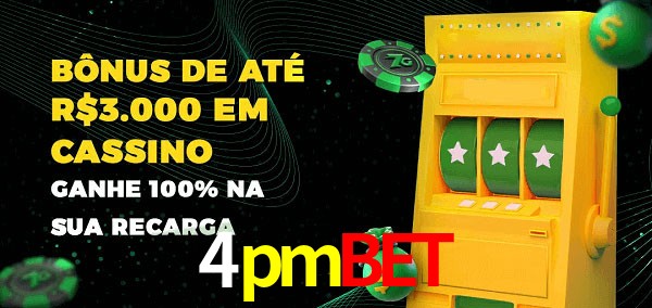 4pmbet melhor bônus de depósito